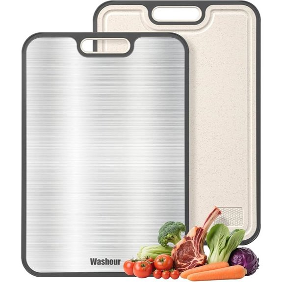 Titanium Double-Sided Cutting Board Food Grade Large Size