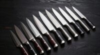 luxury chef knife selection