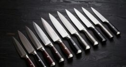 luxury chef knife selection