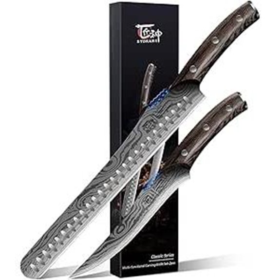 Brisket Knife Set for Meat & Turkey Cutting