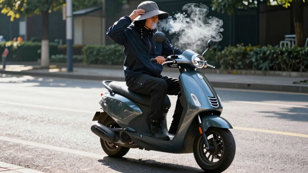 adapt riding to weather