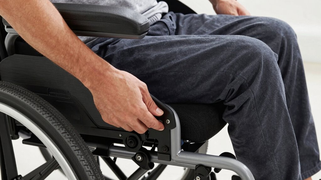 adjust foot and arm positions