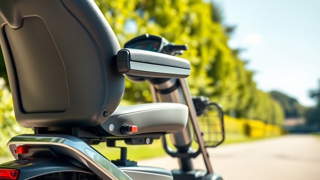 adjustable armrest features