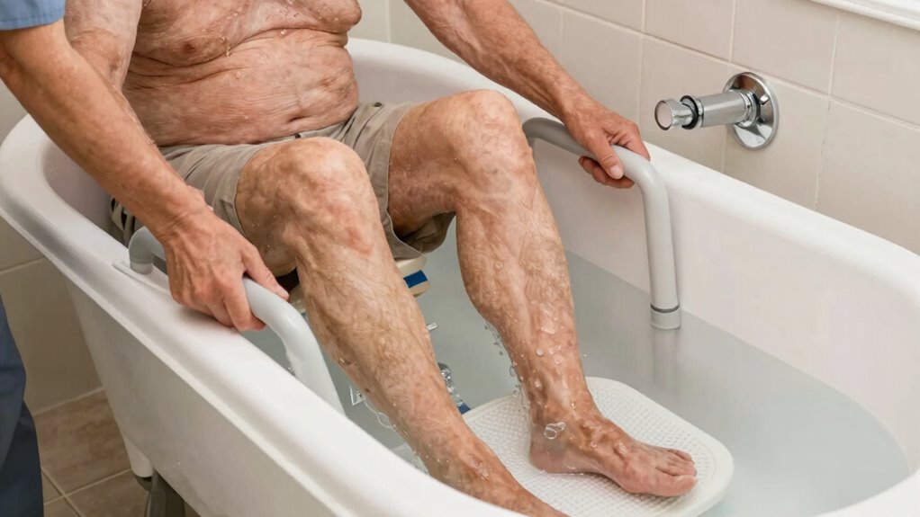 assess safety risks before bathing