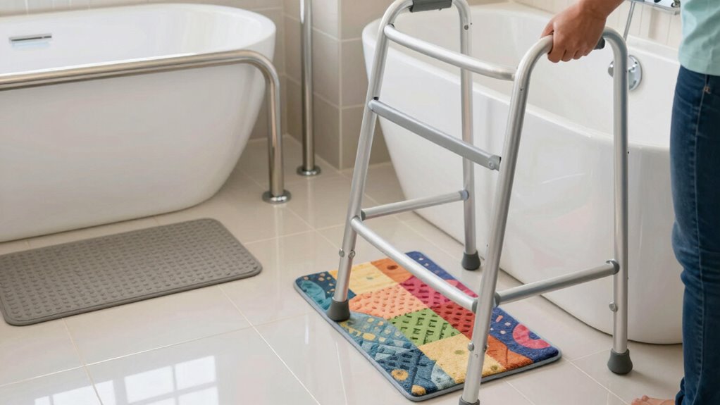 bathroom slip and trip hazards