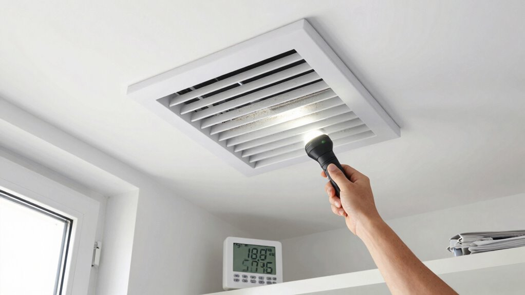 check vents clear debris