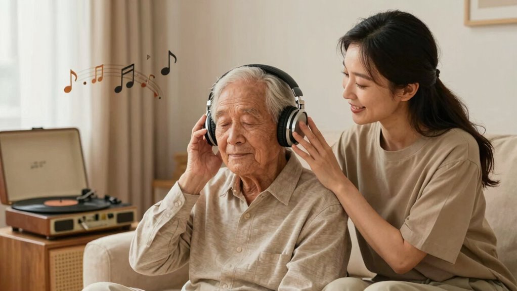 choose appropriate calming music