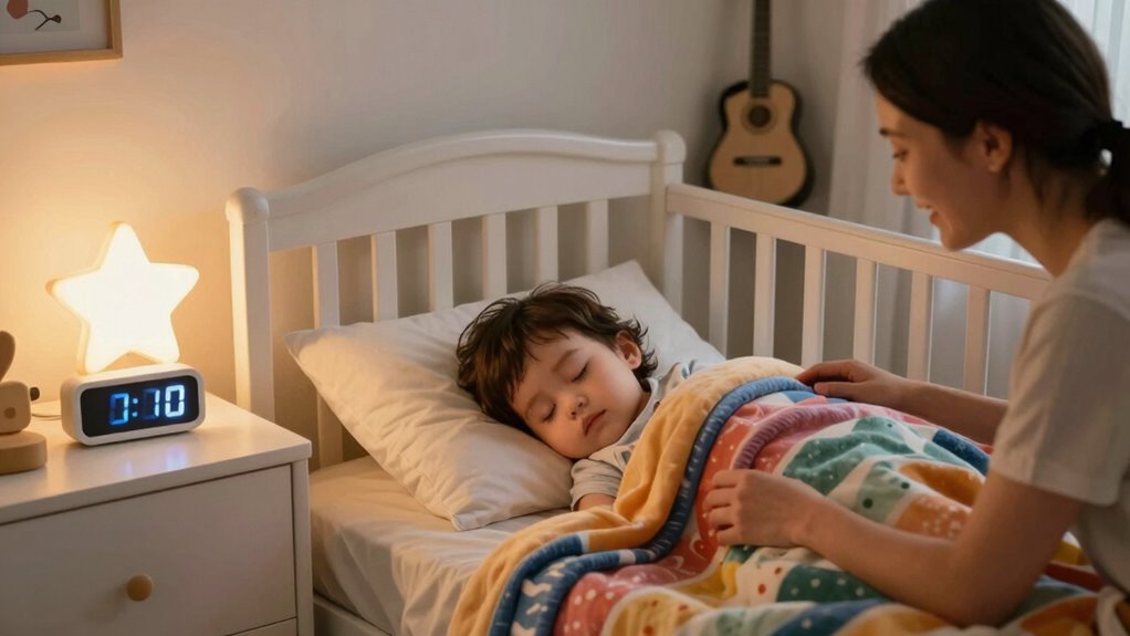 consistent bedtime promotes restful sleep
