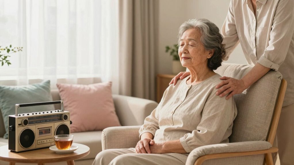 create calming consistent environment