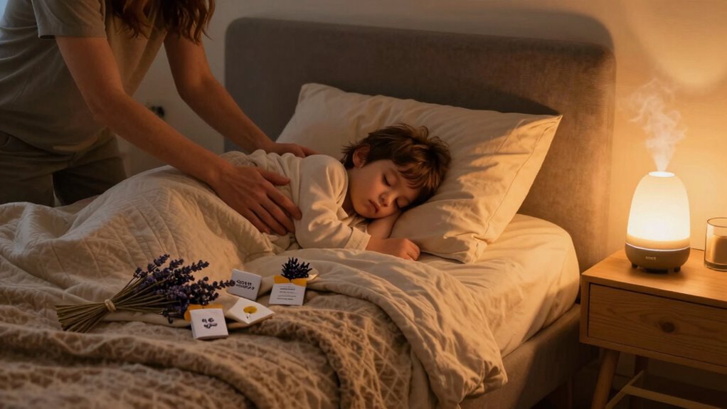 create consistent calming bedtime routines