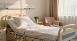 discussing hospital beds gently