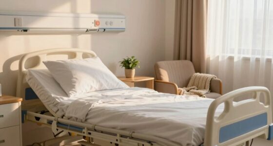 discussing hospital beds gently