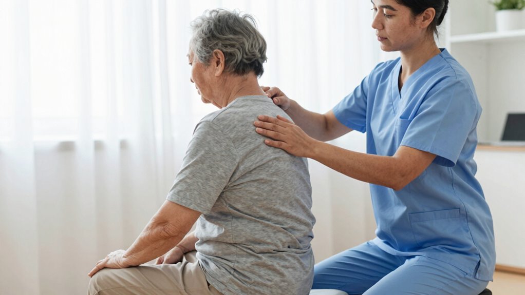 early back strain signs