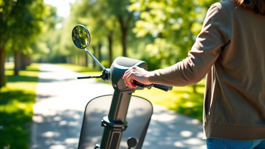 easy maneuverable lightweight scooter