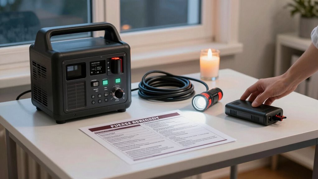 ensure safety and conserve power