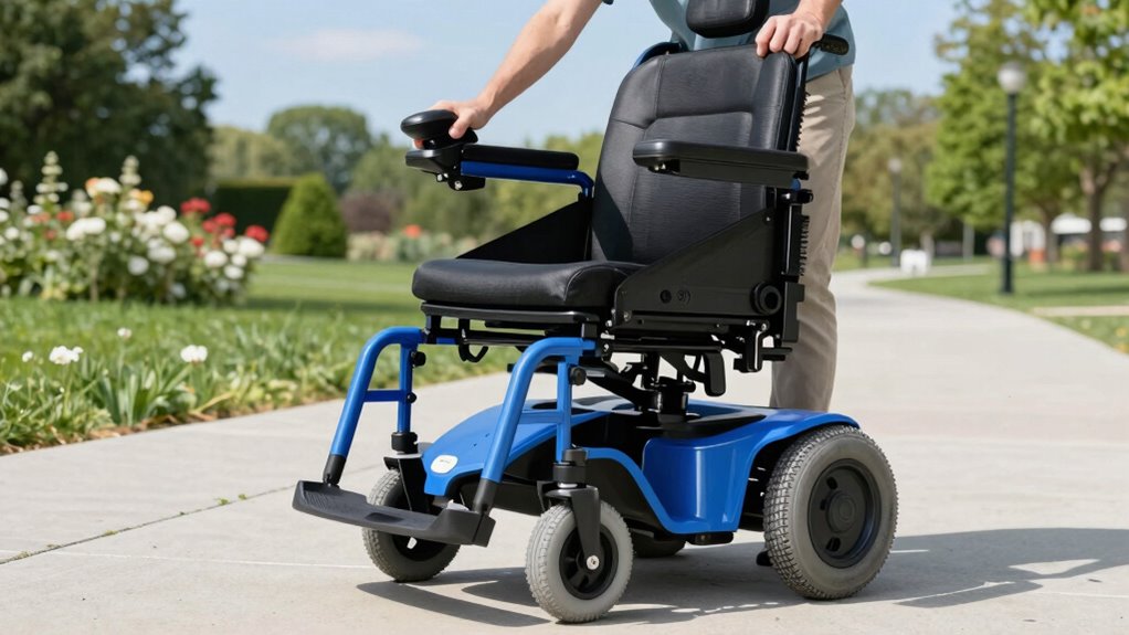 fast folding power wheelchair