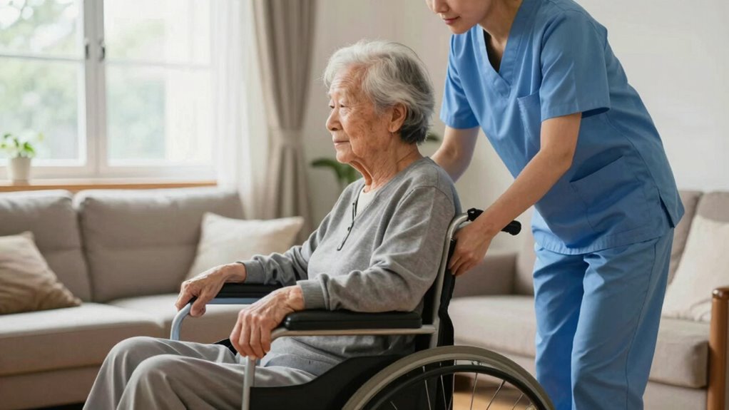 guide with gentle respectful support