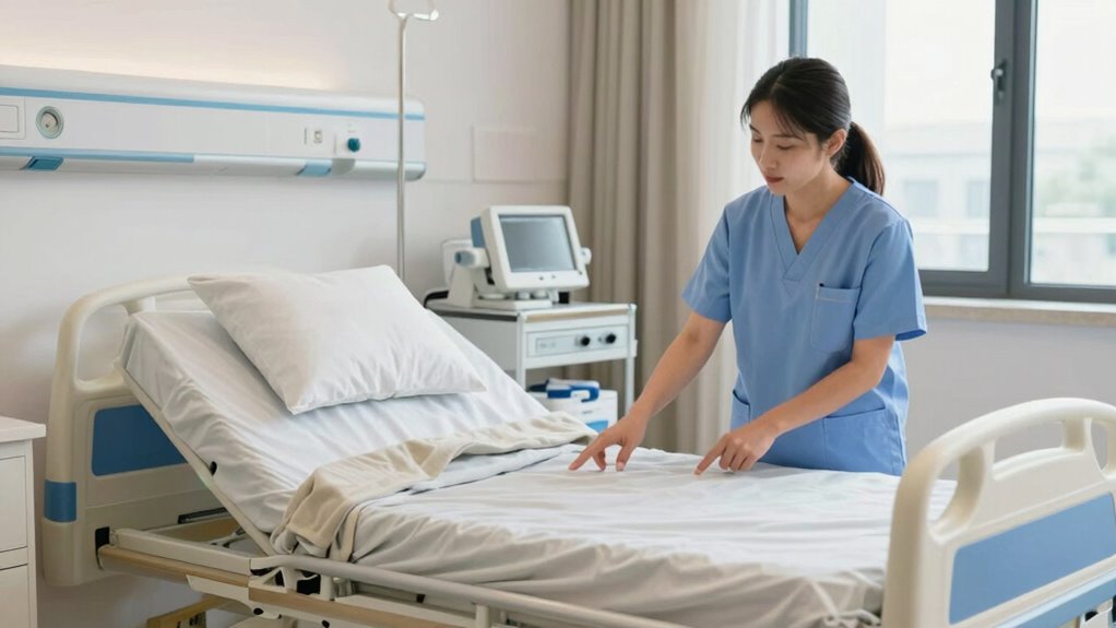 hospital bed safety features