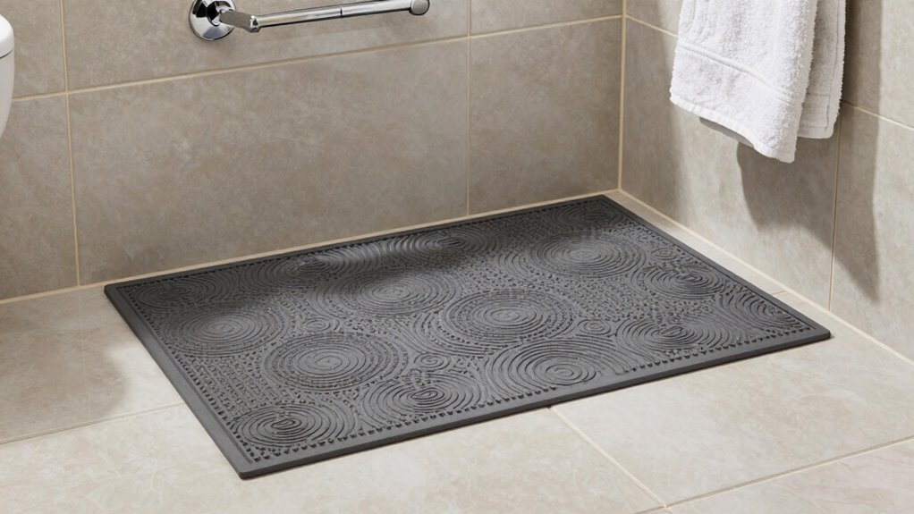 non slip mats and textured flooring