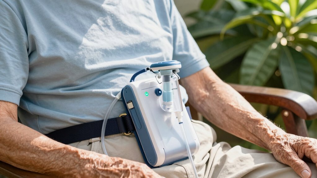 portable oxygen device safety