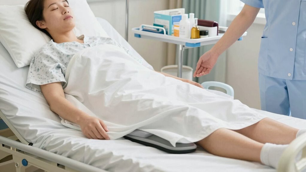 proper bed and cushion positioning