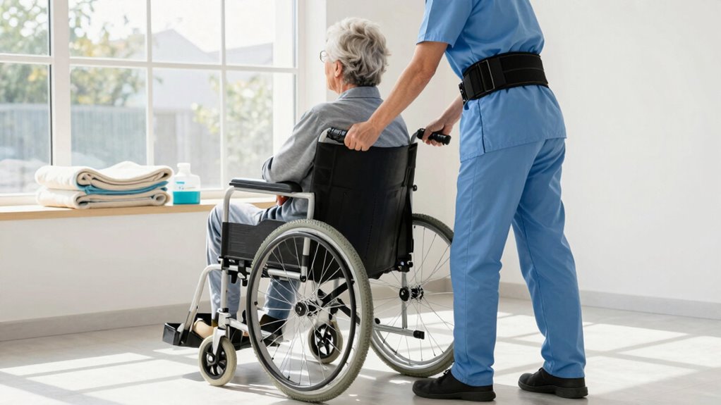 proper ergonomic caregiving techniques
