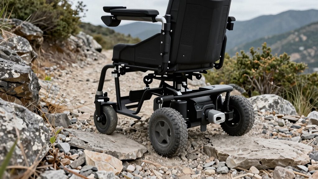 rough terrain suspension features