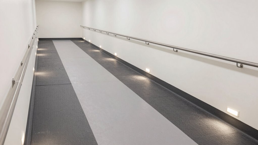 safe clear well lit path