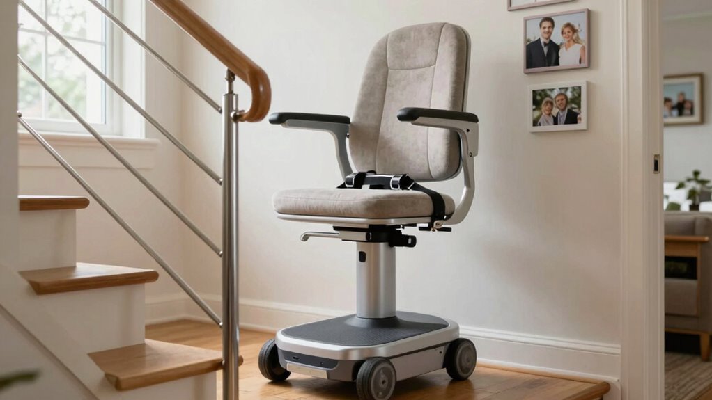 safe secure stair lift use
