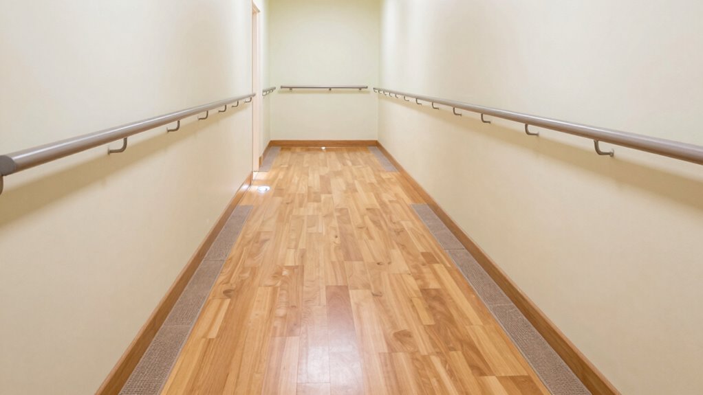 safe unobstructed well lit paths