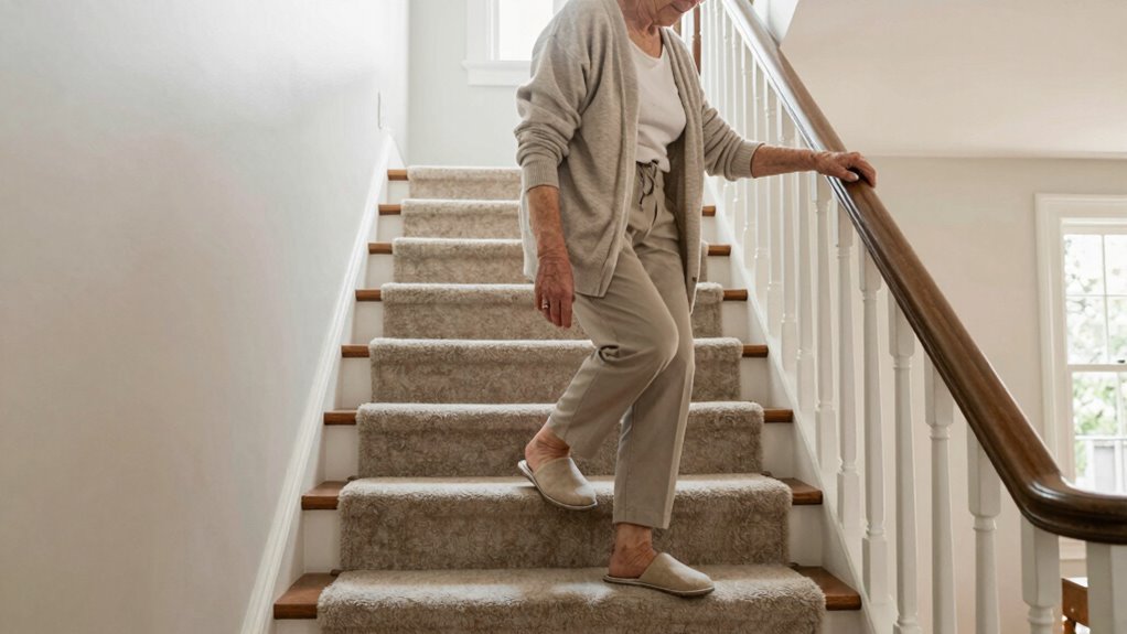 secure non slip staircase features