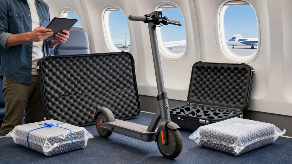 secure padded scooter packaging