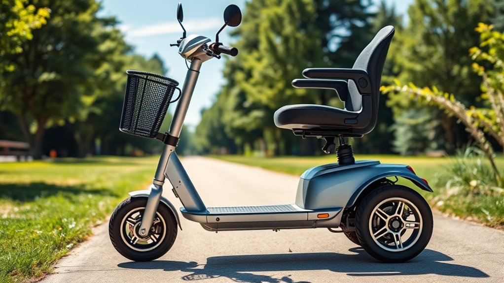 stable user friendly mobility scooter
