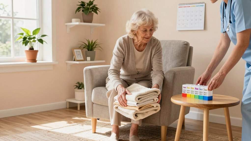 structured daily care schedule