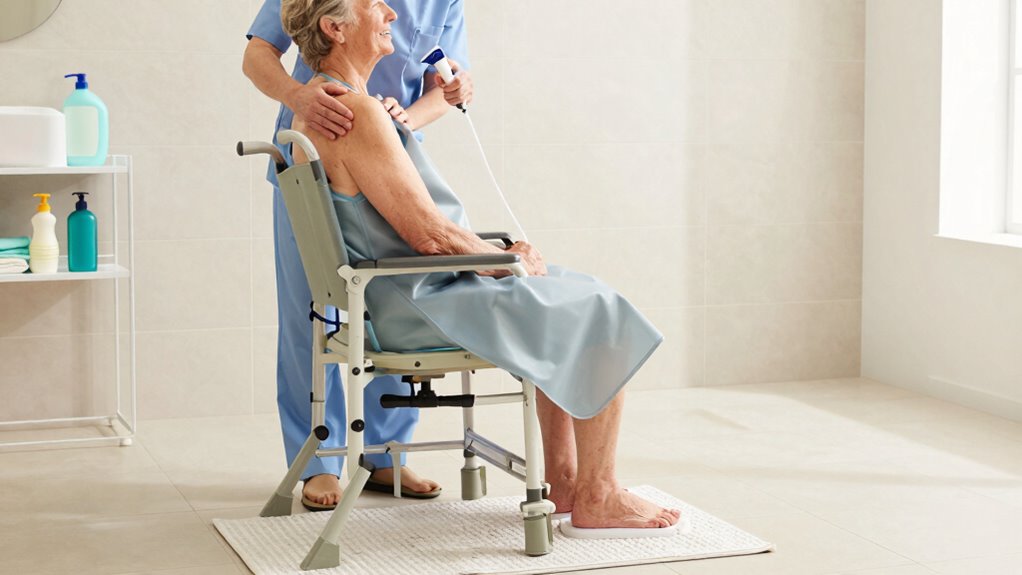 structured safe bathing routine