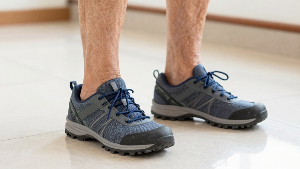 supportive well fitting non slip shoes