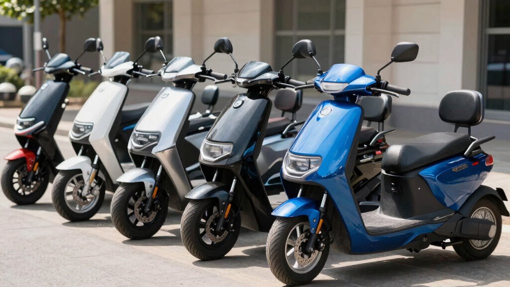 top armrest adjustable scooters