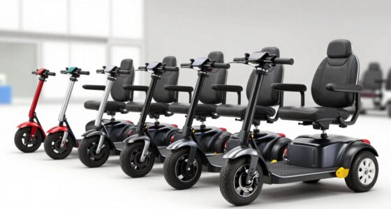 top four wheel scooters