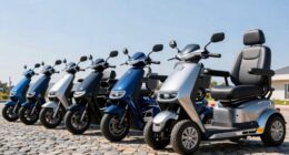 top high back mobility scooters