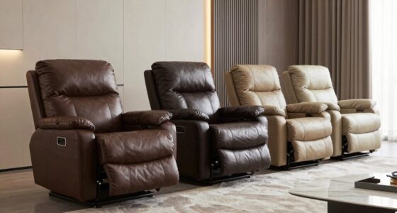 top power headrest lumbar chairs