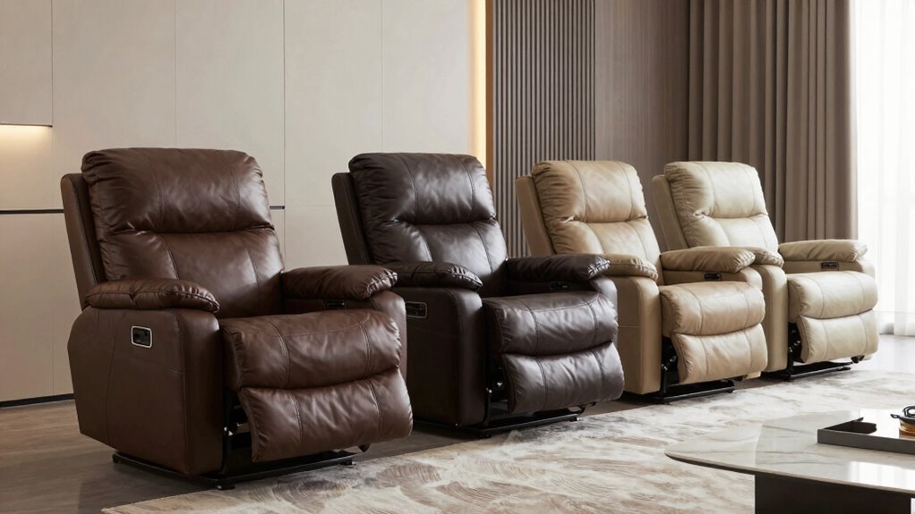 top power headrest lumbar chairs