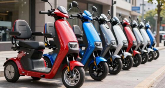 top removable battery scooters