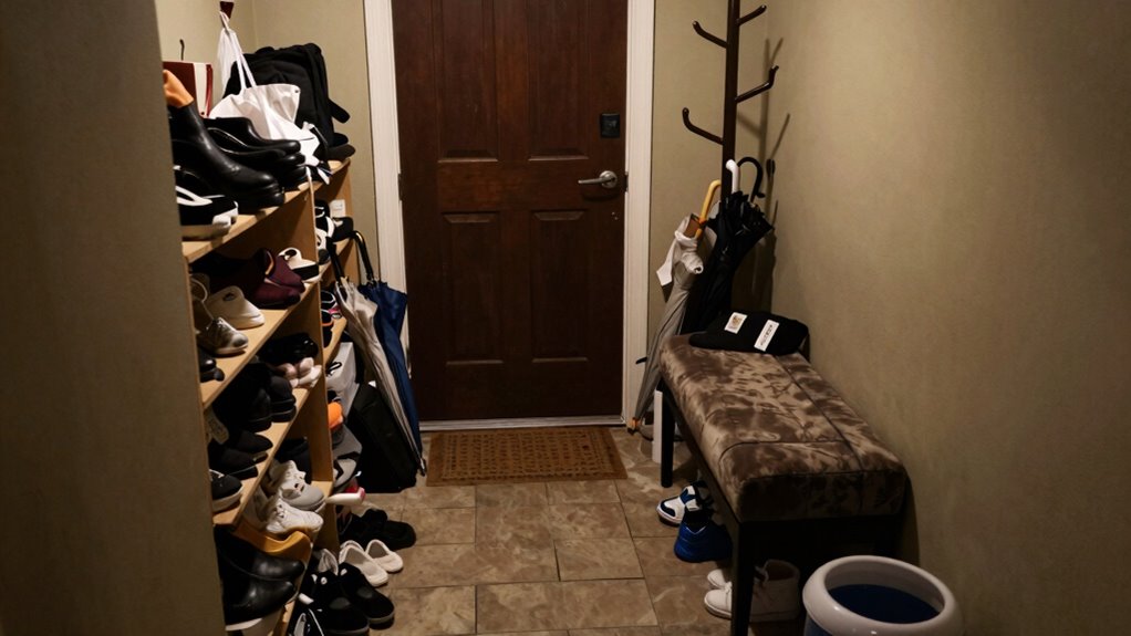 accessible organized entryway design