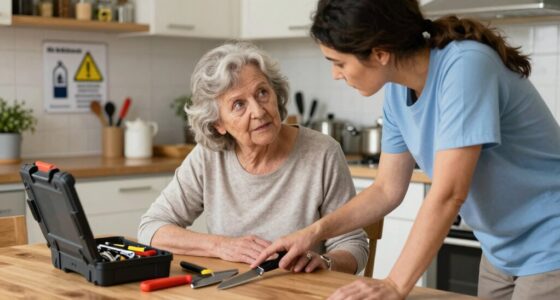 discussing home safety risks