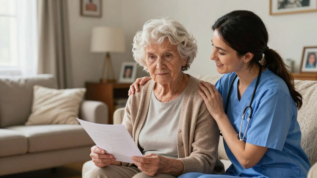 gentle reassurance reduces accusations