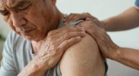post stroke shoulder discomfort