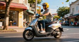 safe liberating scooter ride