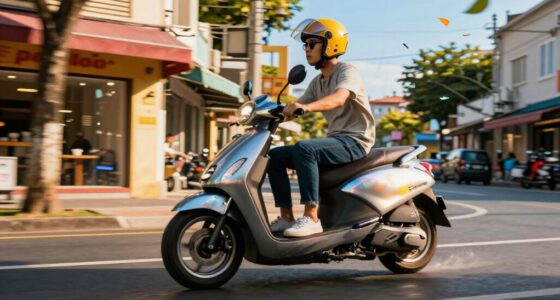 safe liberating scooter ride