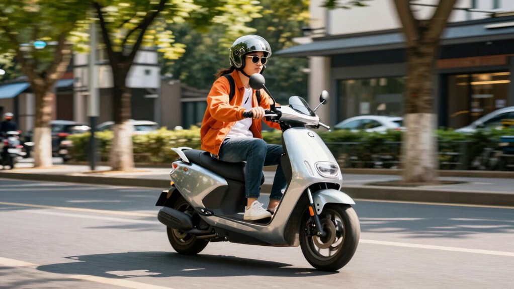 safe urban scooter riding