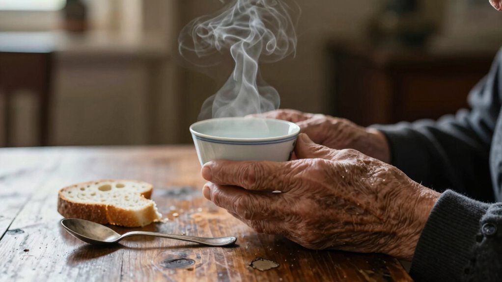 slow consumption at end